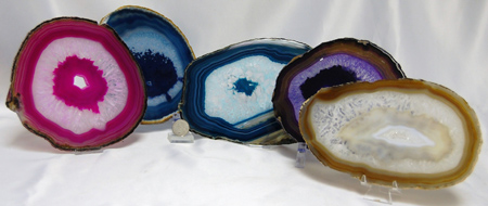 Image of agate slices size 8 and 9